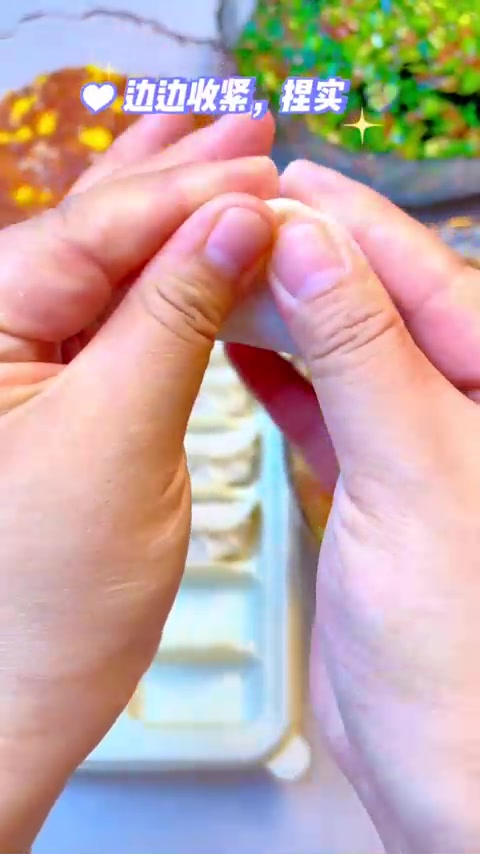 一起包饺子呀！月牙饺子包法！