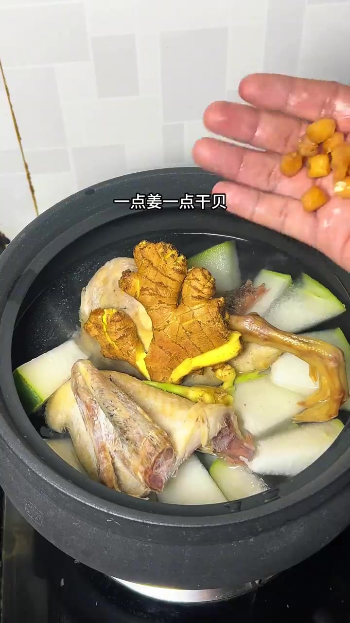冬瓜鸭汤及鸭肉炒菜制作全过程展示