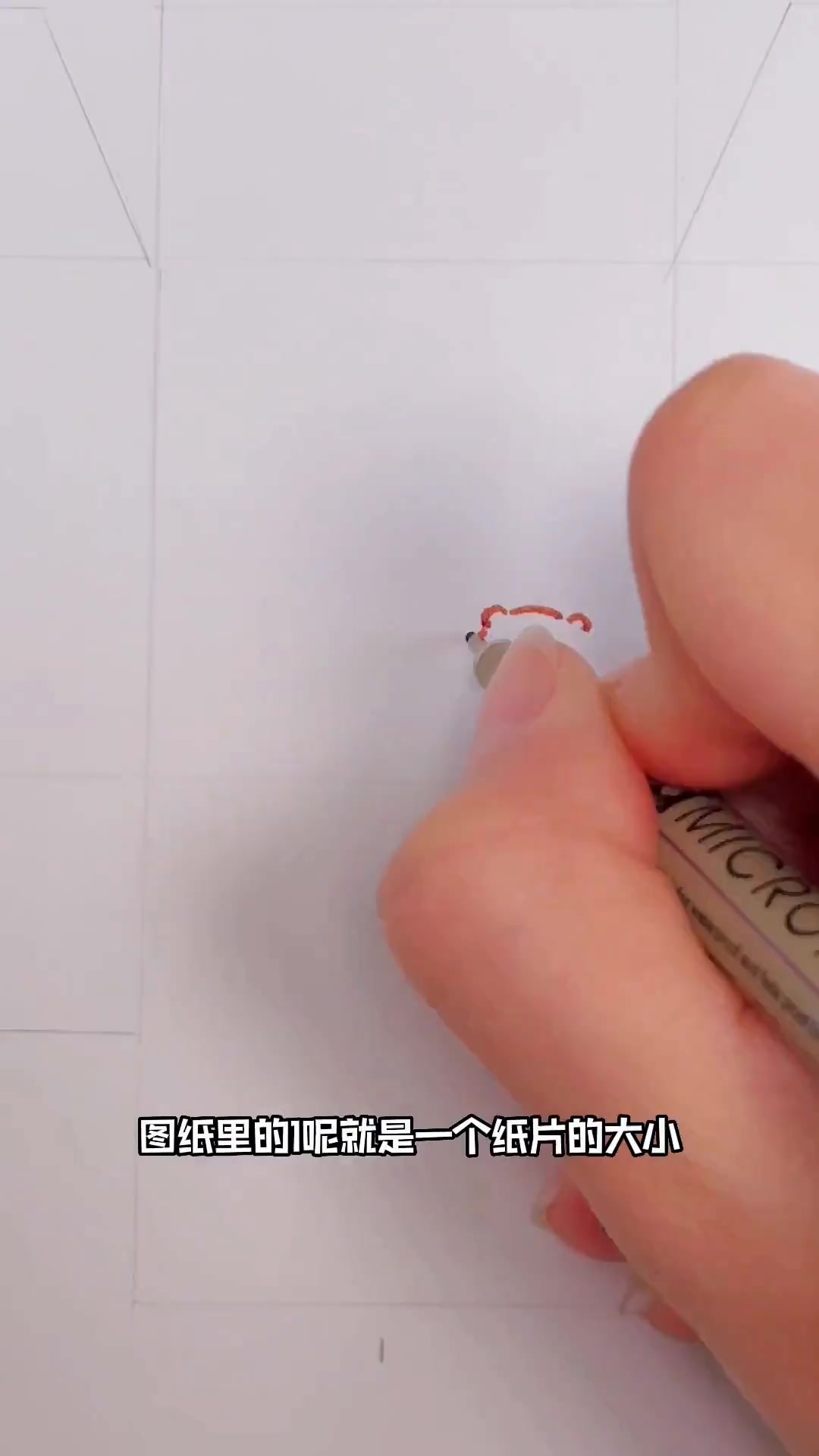 用马克笔做可爱团子简笔画款自制蛋糕小盒子