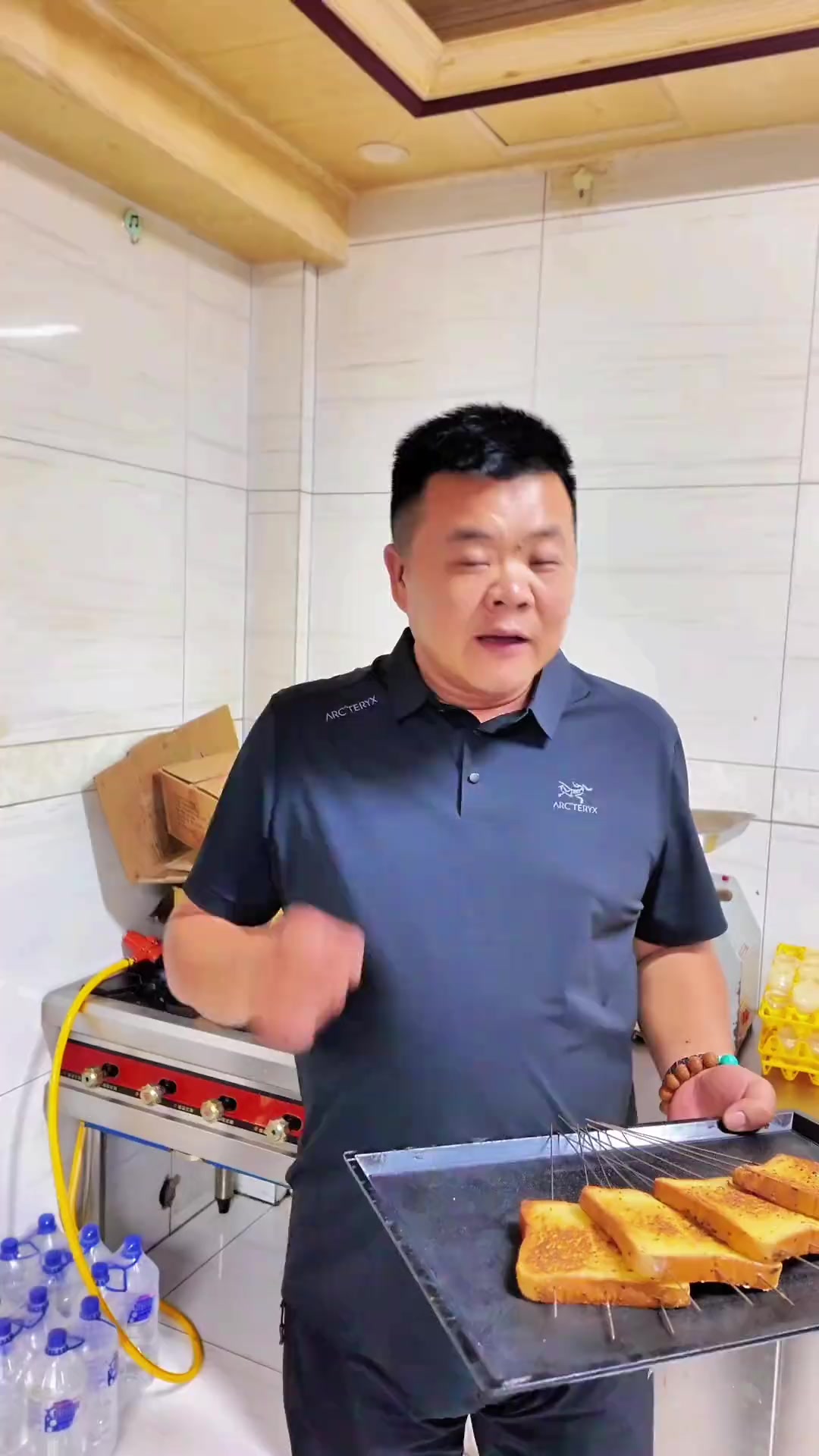 奶香烤面包片，在家吃出烧烤店味儿
