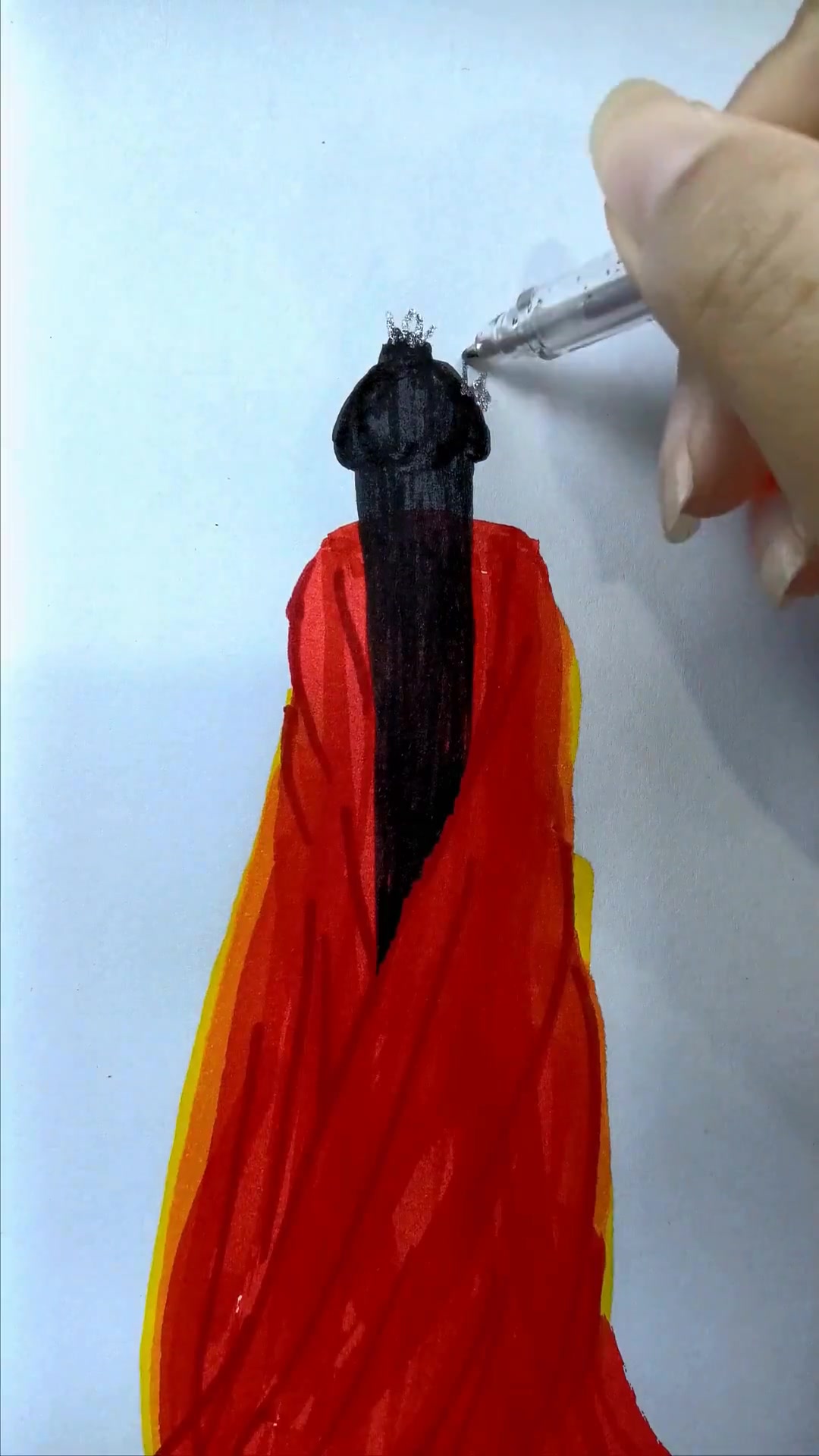阁下莫非就是涂山红红?古风人物简笔画教程
