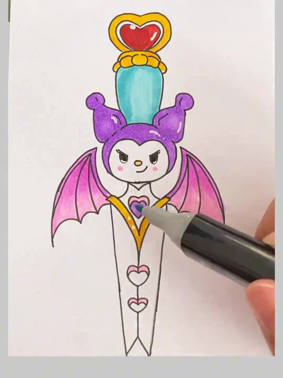 和孩子一起画可爱的三丽鸥简笔画超有意思