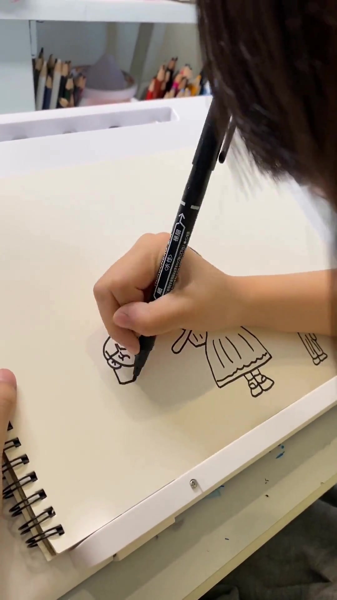 母亲节简笔画,祝各位妈妈节日快乐哦