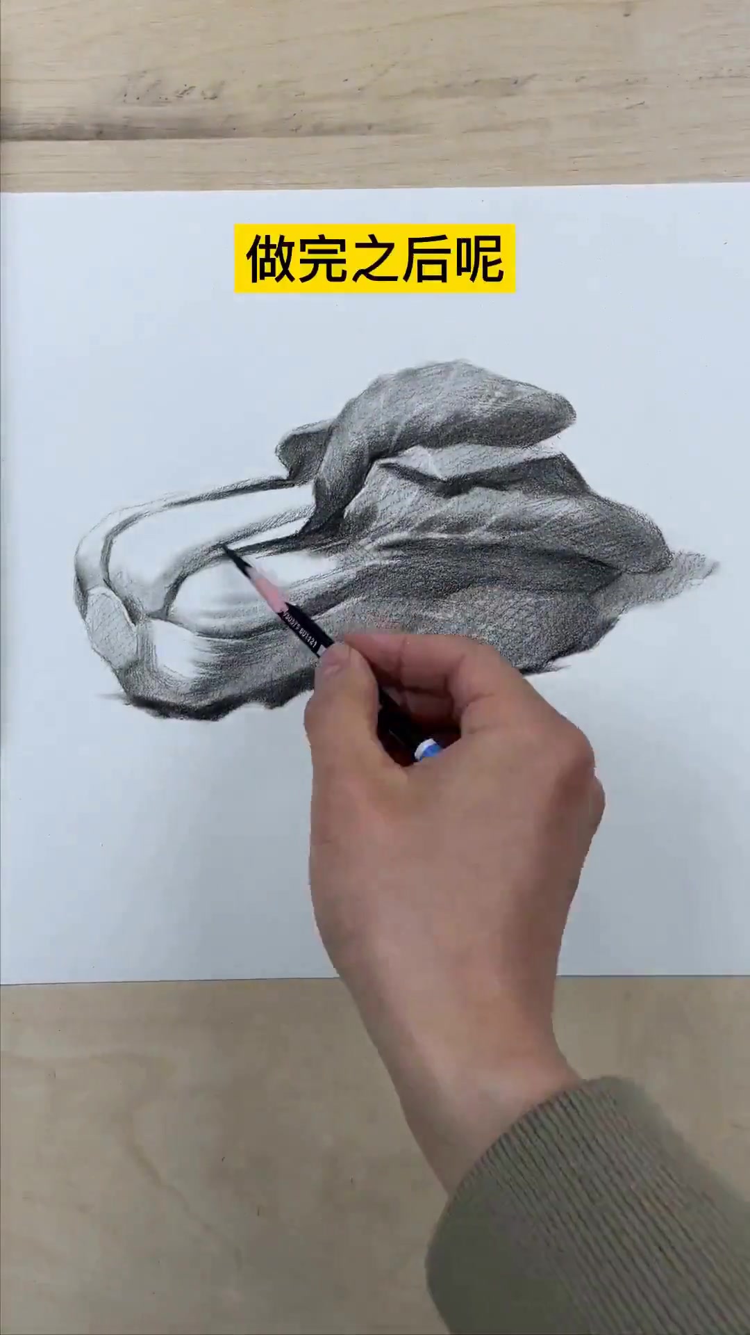 小青菜的素描画法完整版教程