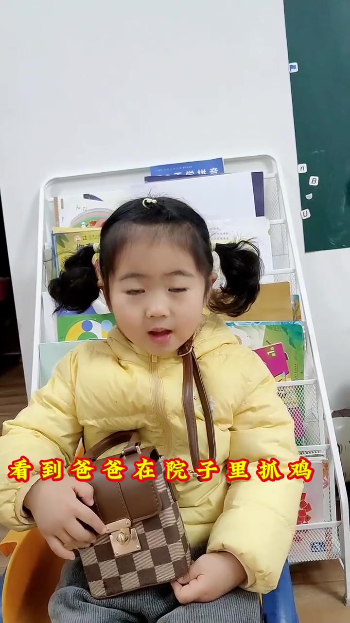 萌娃学习成语现场巧用鸡飞狗跳造句