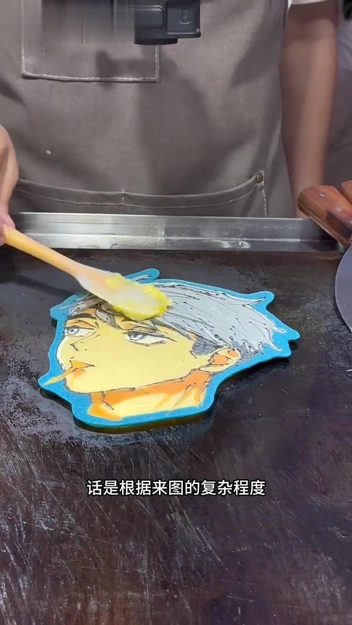 终于吃到心心念念的可爱卡通煎饼啦