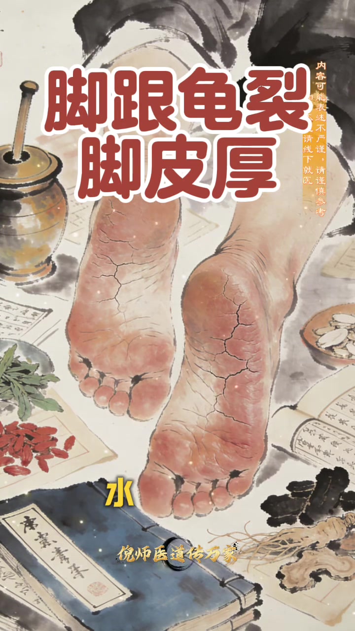健康提醒：脚跟龟裂皮厚是啥信号？