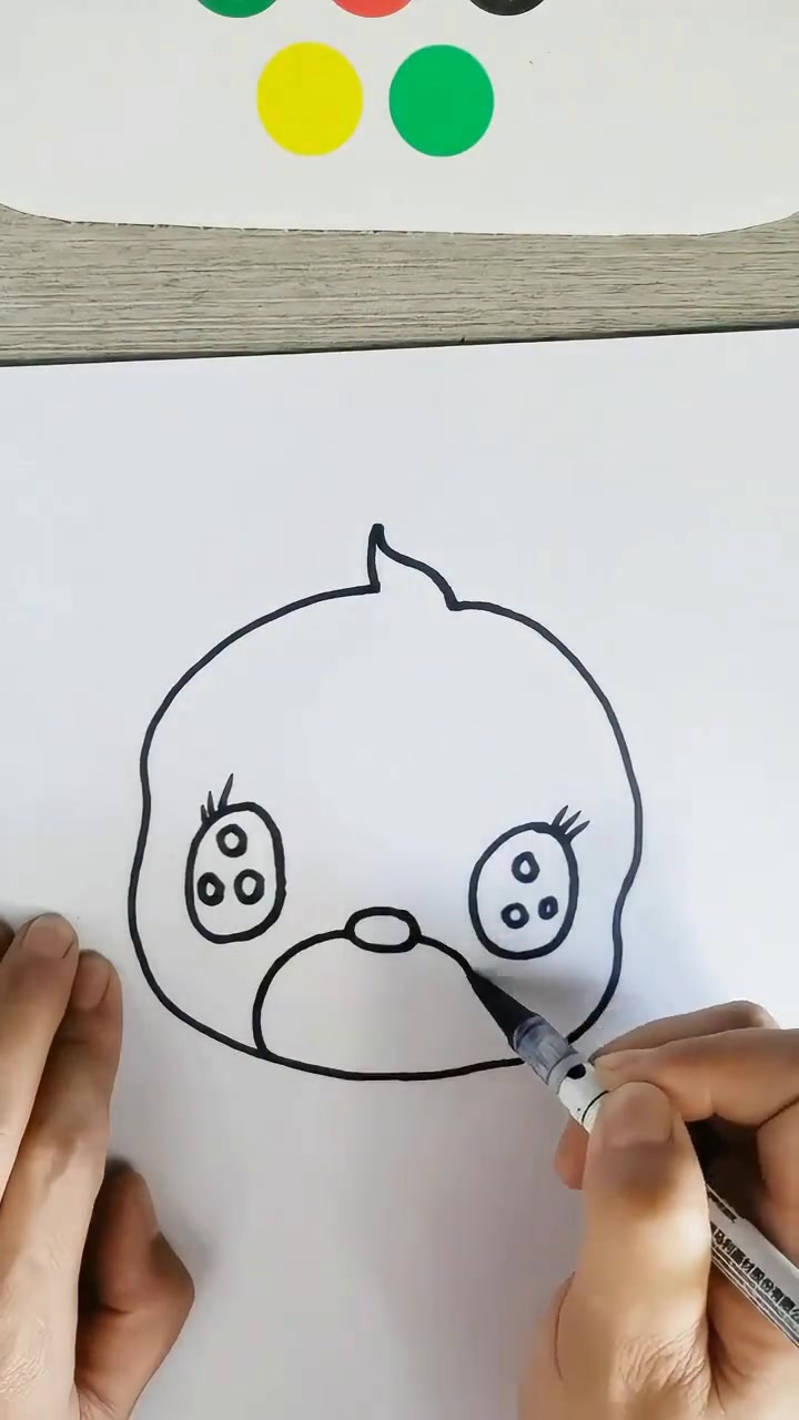 可爱的小鹿简笔画教程，简单易学超实用