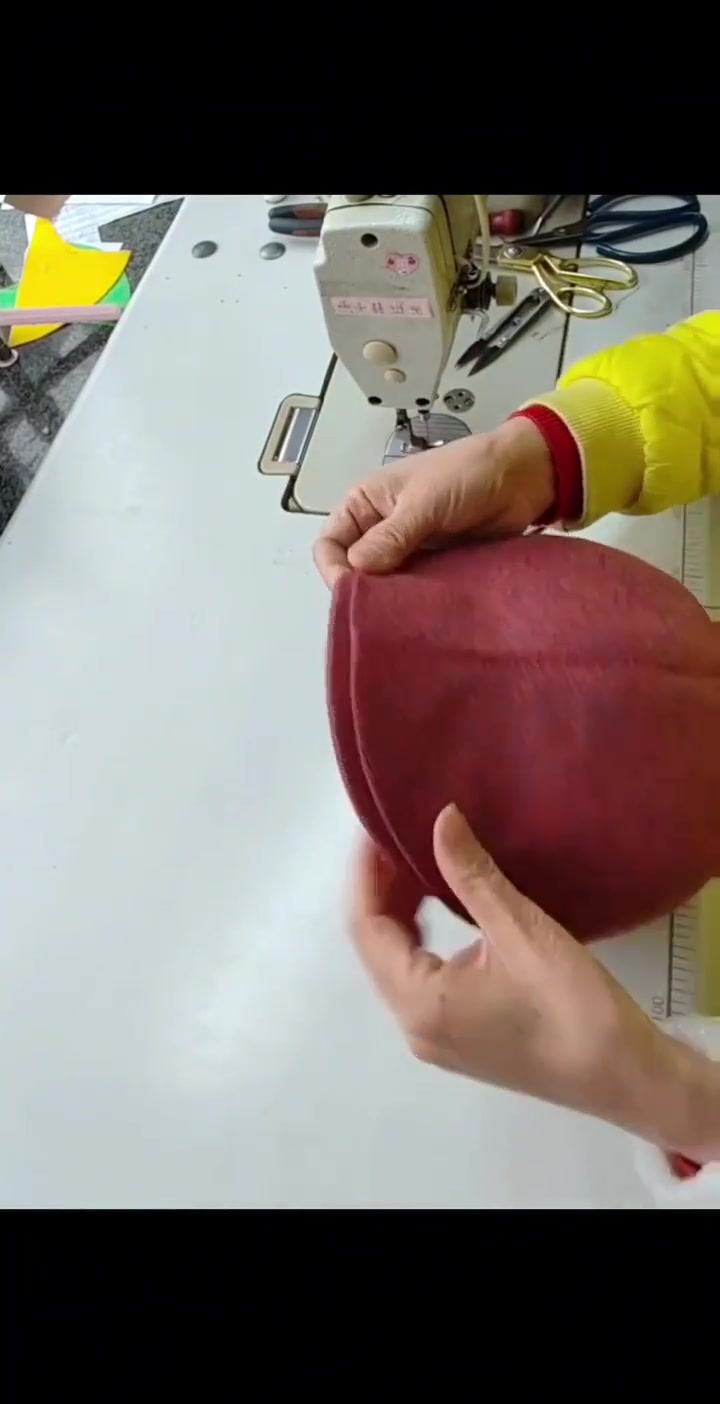 男女可戴的鸭舌帽制作过程与尺寸
