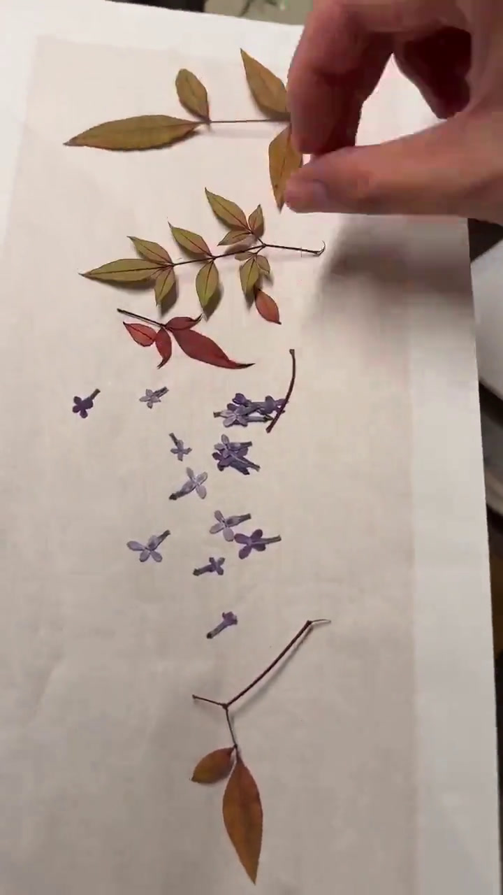 押花书签制作过程分享 新手也能做的手工教程