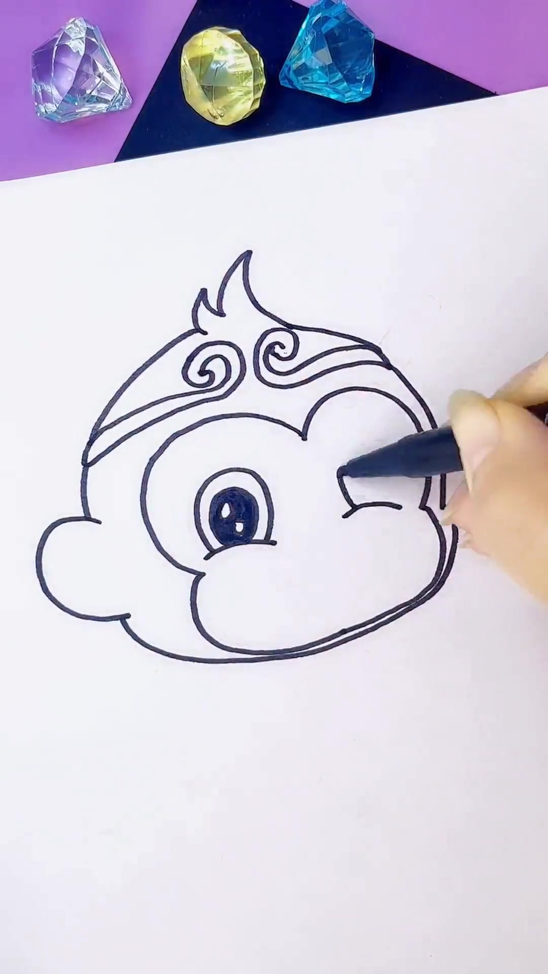 一个筋斗云究竟有多远？孙悟空简笔画一学就会