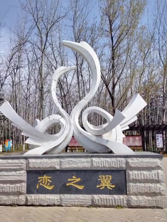 游天鹅湖景区观水鸟嬉戏赏湖光山色