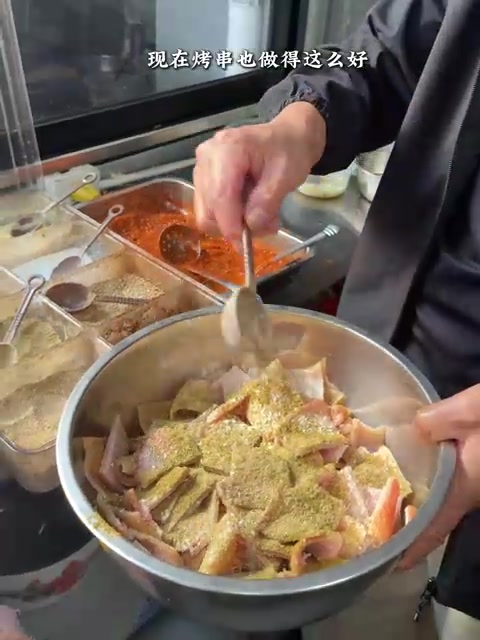 电烤箱烤猪皮，烤串真的是童年回忆