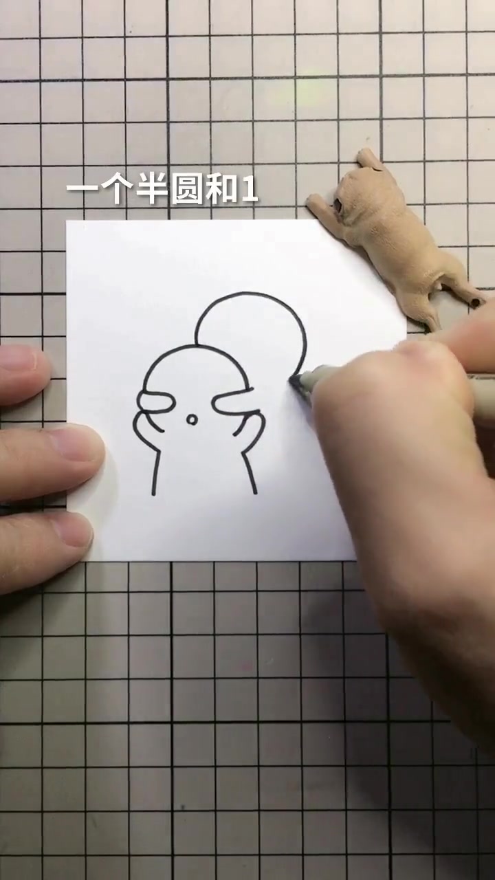 简单易学的小情侣温馨瞬间简笔画教程