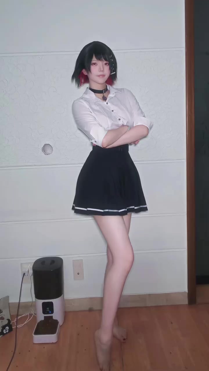 我是男的，谢谢审核。#正常穿搭无不良引导 #鲨鱼妹 #艾莲乔cos #绝区零