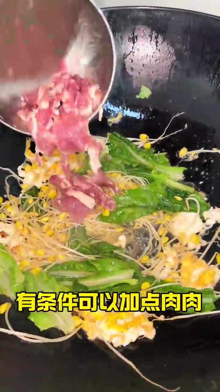 广西家庭版鸡蛋炒米粉做法，值得一试！