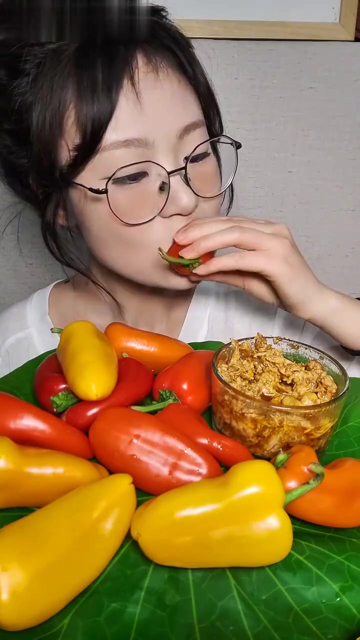 网上超火的蘸酱菜