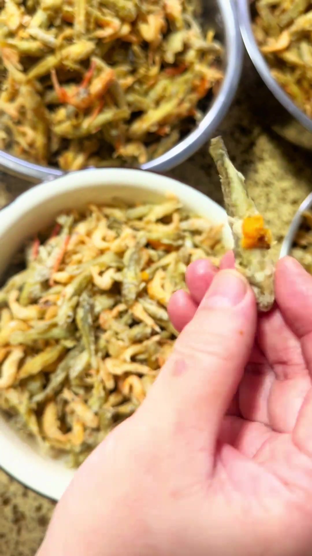 天津人爱吃的下饭菜，小鱼熬咸菜