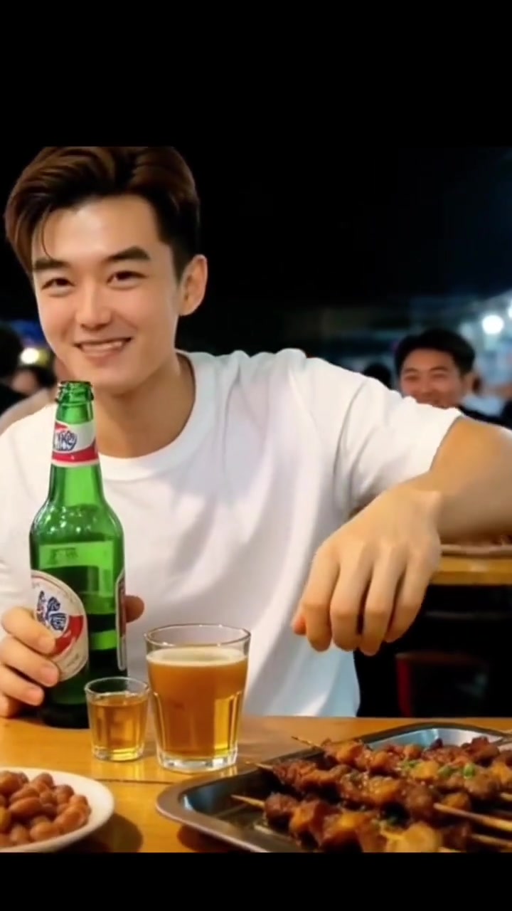 吃烧烤喝啤酒，尽兴你的夜