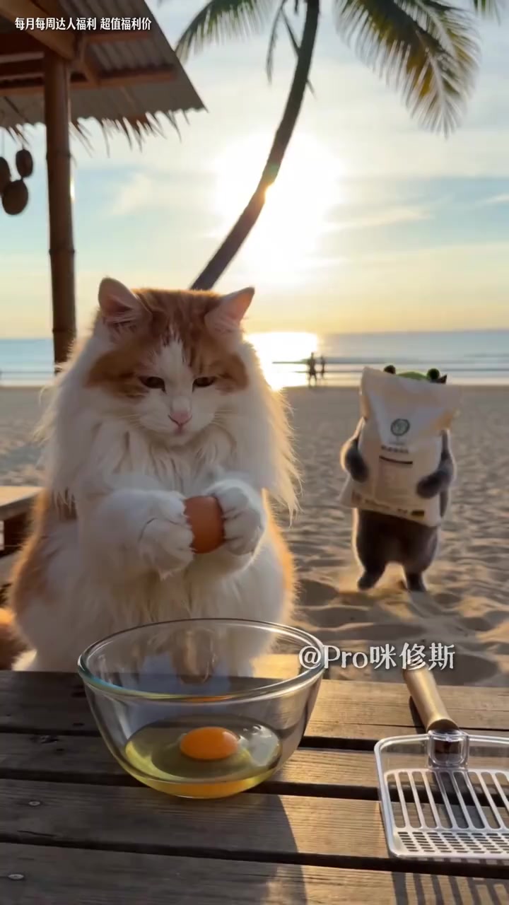 咪师傅的生日草莓蛋糕，还有沙滩、魔术、排球、舞蹈~