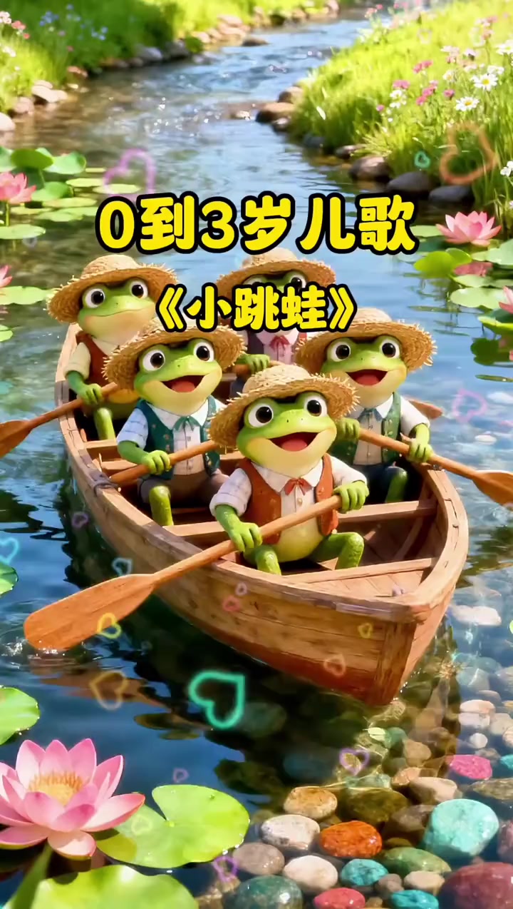 0-6岁早教儿歌《小跳蛙》《几给几给》《小白兔》《小火车》《兔子舞》