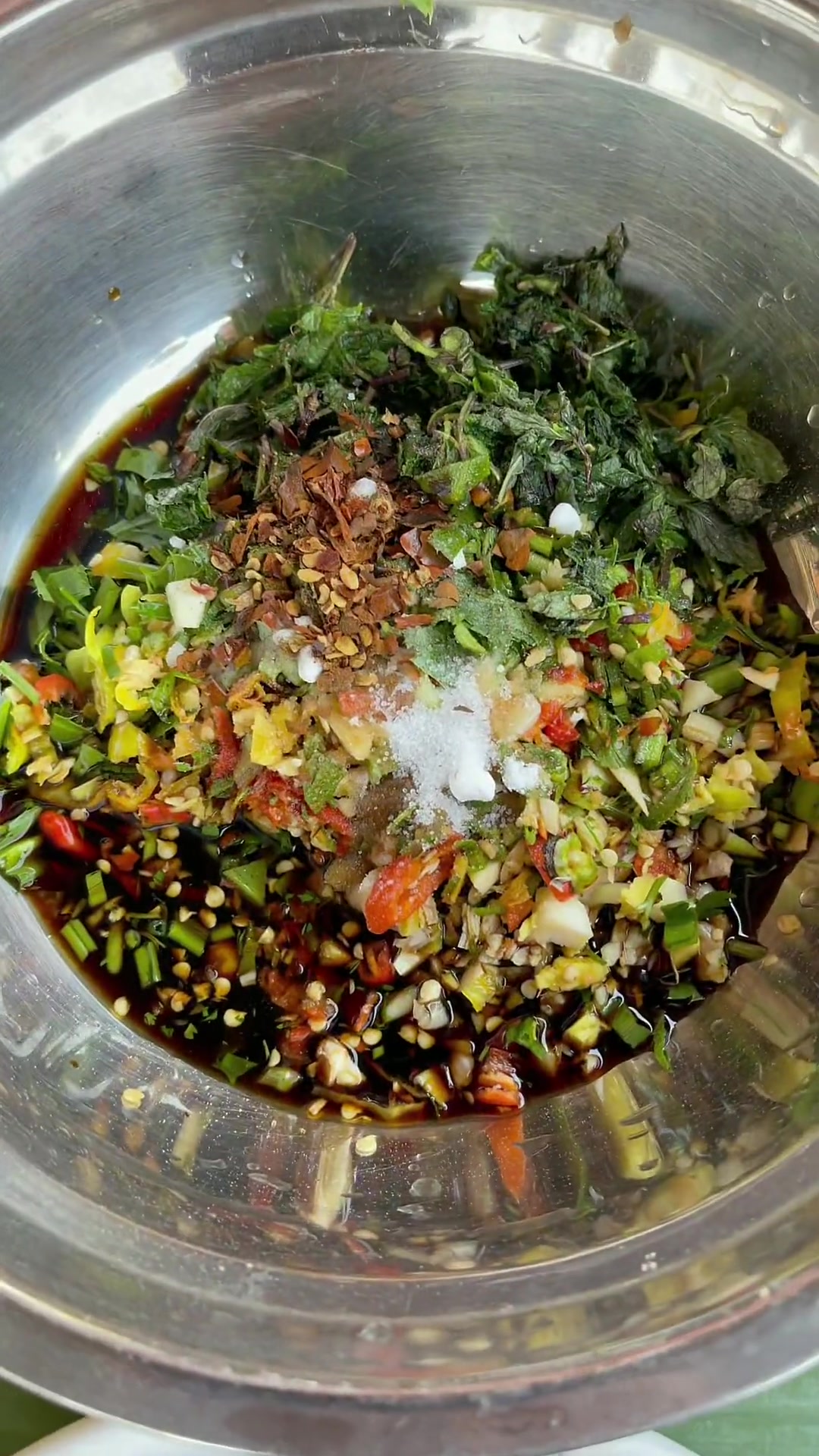 傣味凉拌蛋，西双版纳特色美食