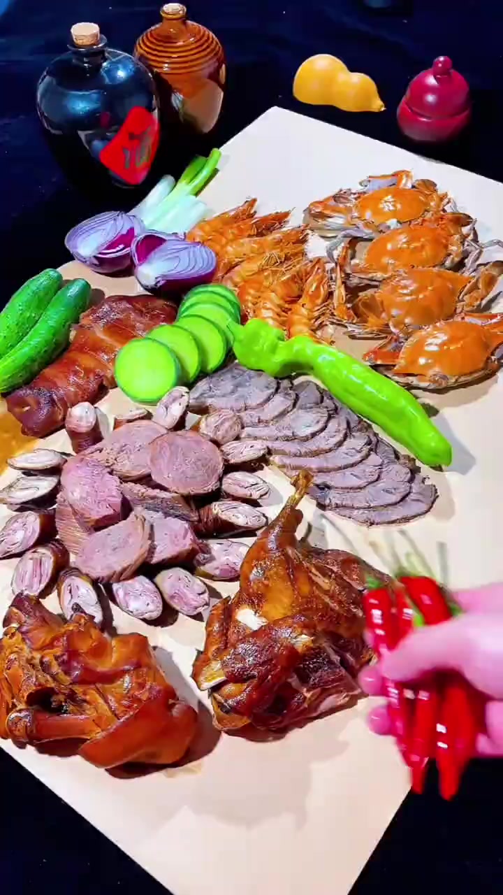 无敌下酒菜男人的最爱，深夜放毒，分量是真多啊