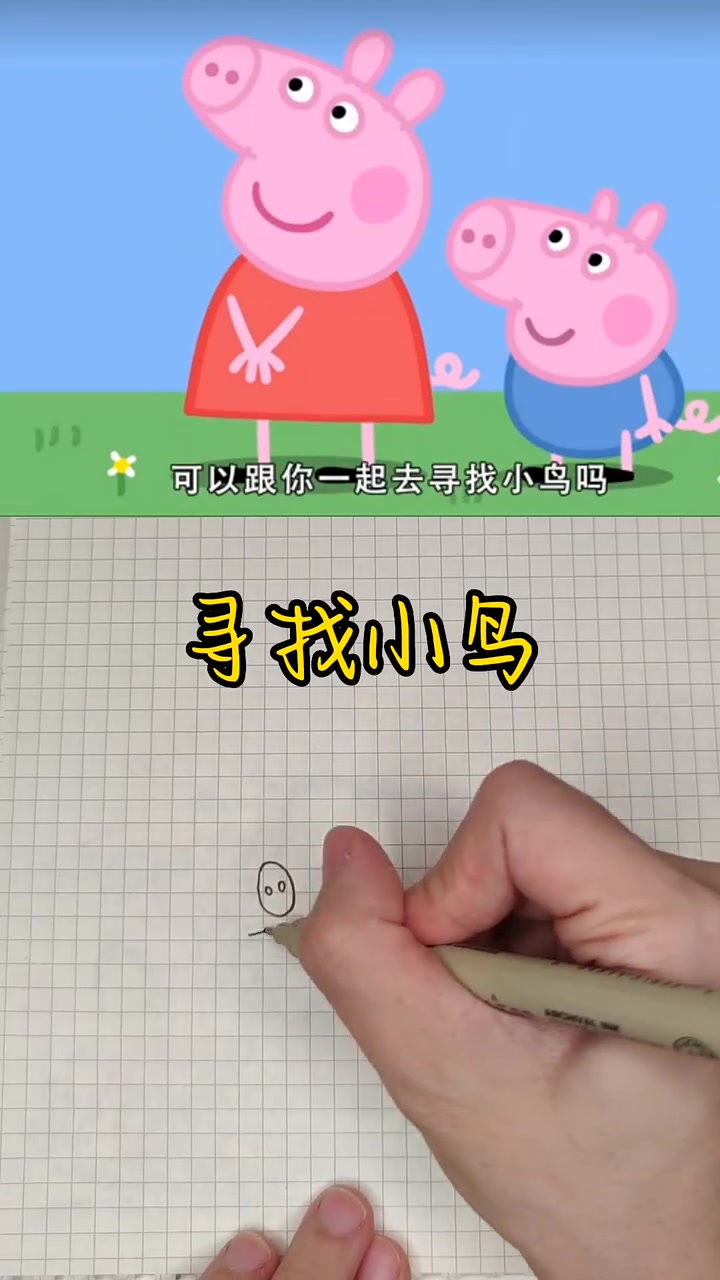 一起学画画：简笔画小猪佩奇
