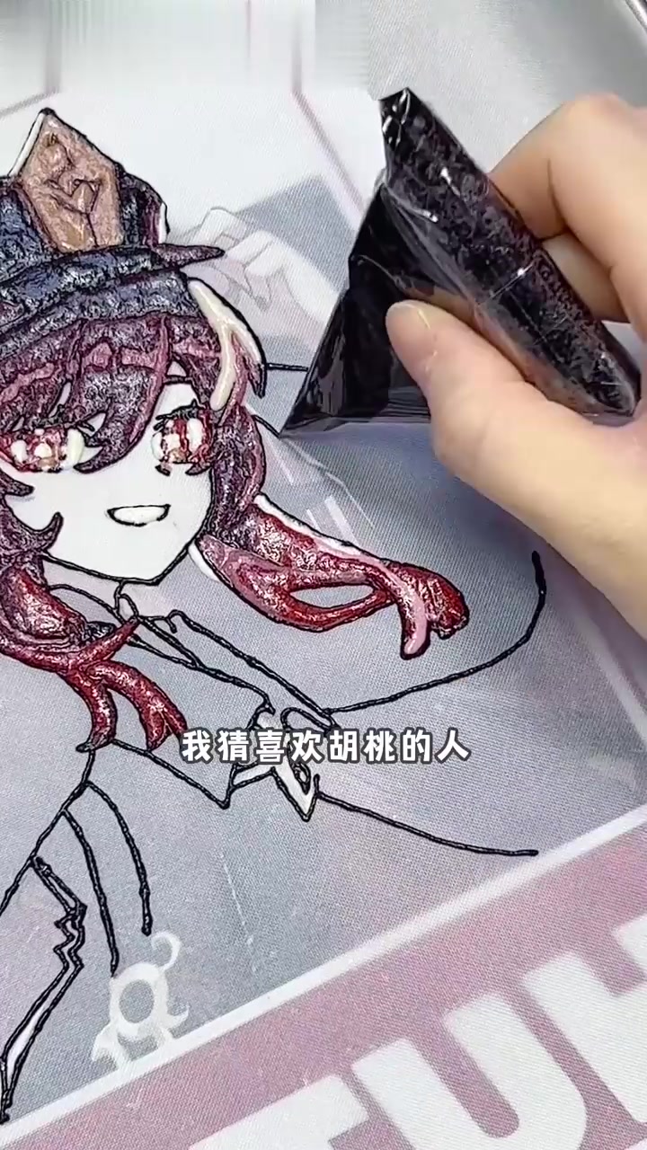 胡桃手绘蛋糕卷