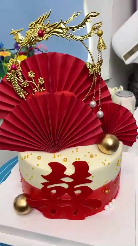 6寸订婚蛋糕的制作