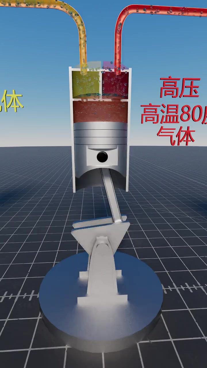 恭喜你发明了制冷空调用3D动画带你了解空调制冷的工作原理以及蒸发器、压缩机、冷凝器、膨胀阀