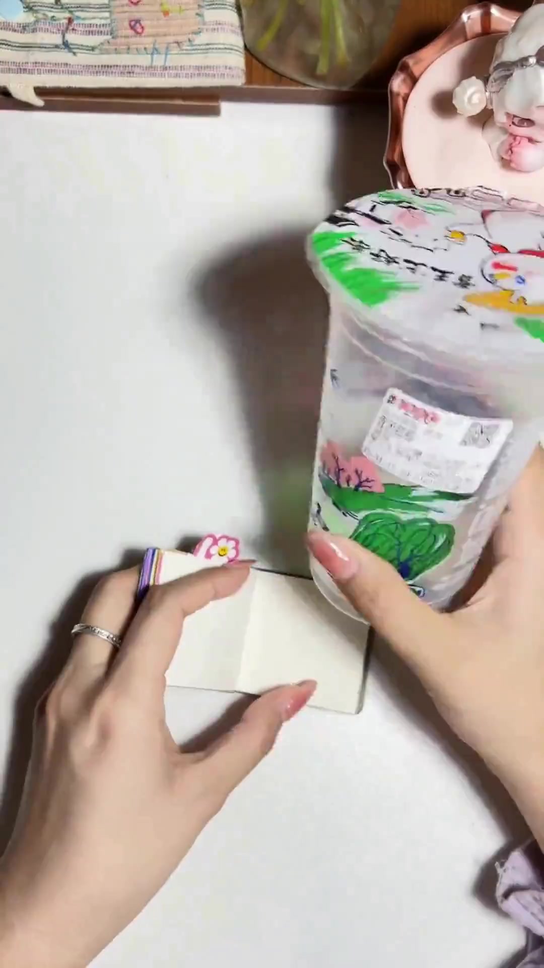 豆豆本手帐记录第十杯，蜜雪冰城蜜瓜甜筒真好吃