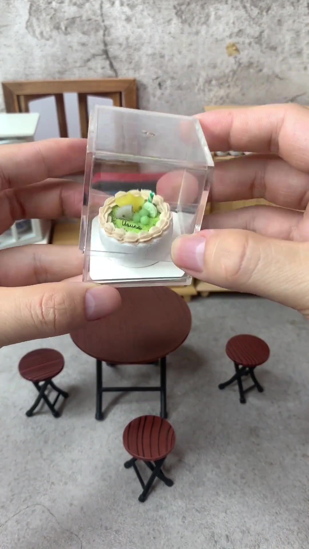 迷你厨房，最小水果生日蛋糕