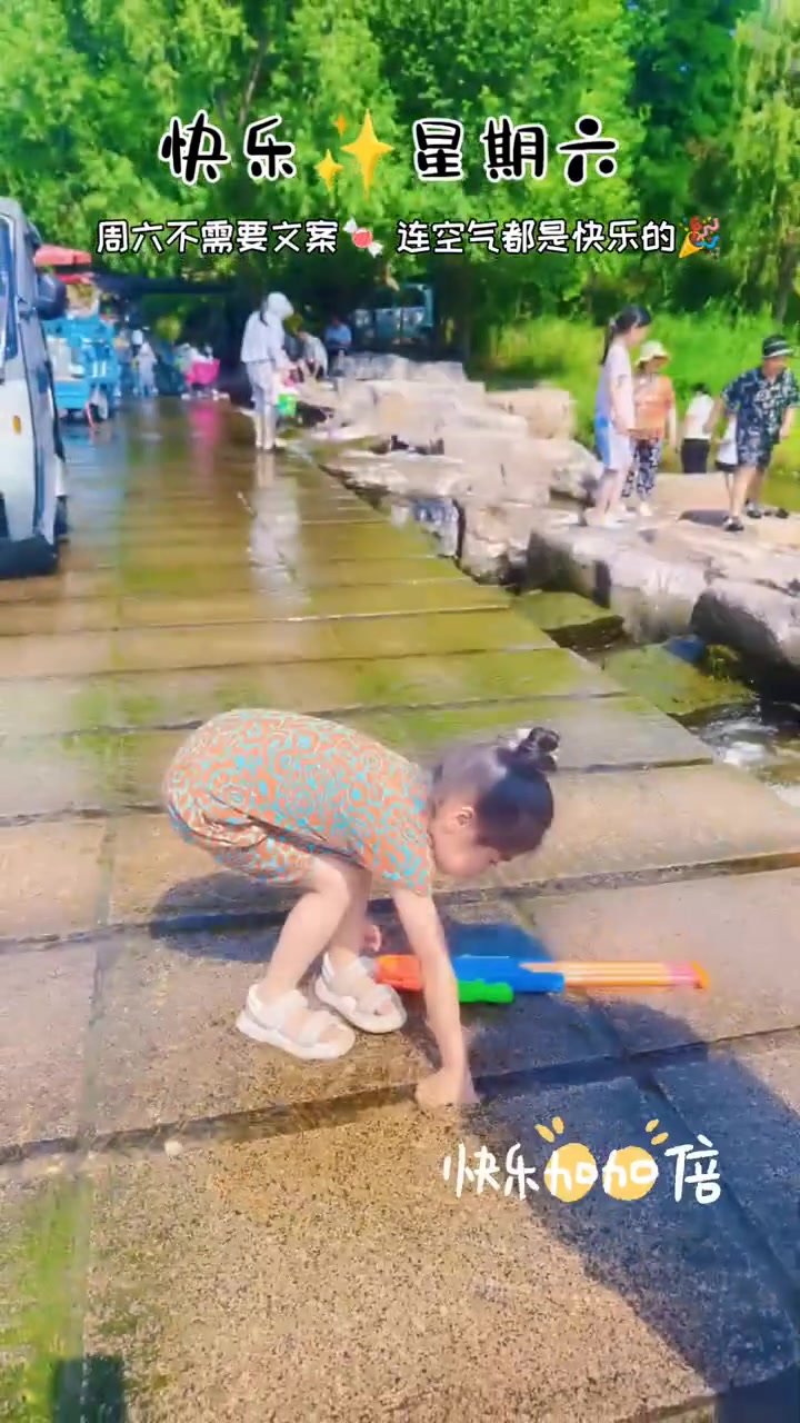 圆了孙女的心愿，户外野餐吃烤肉真的太美好了
