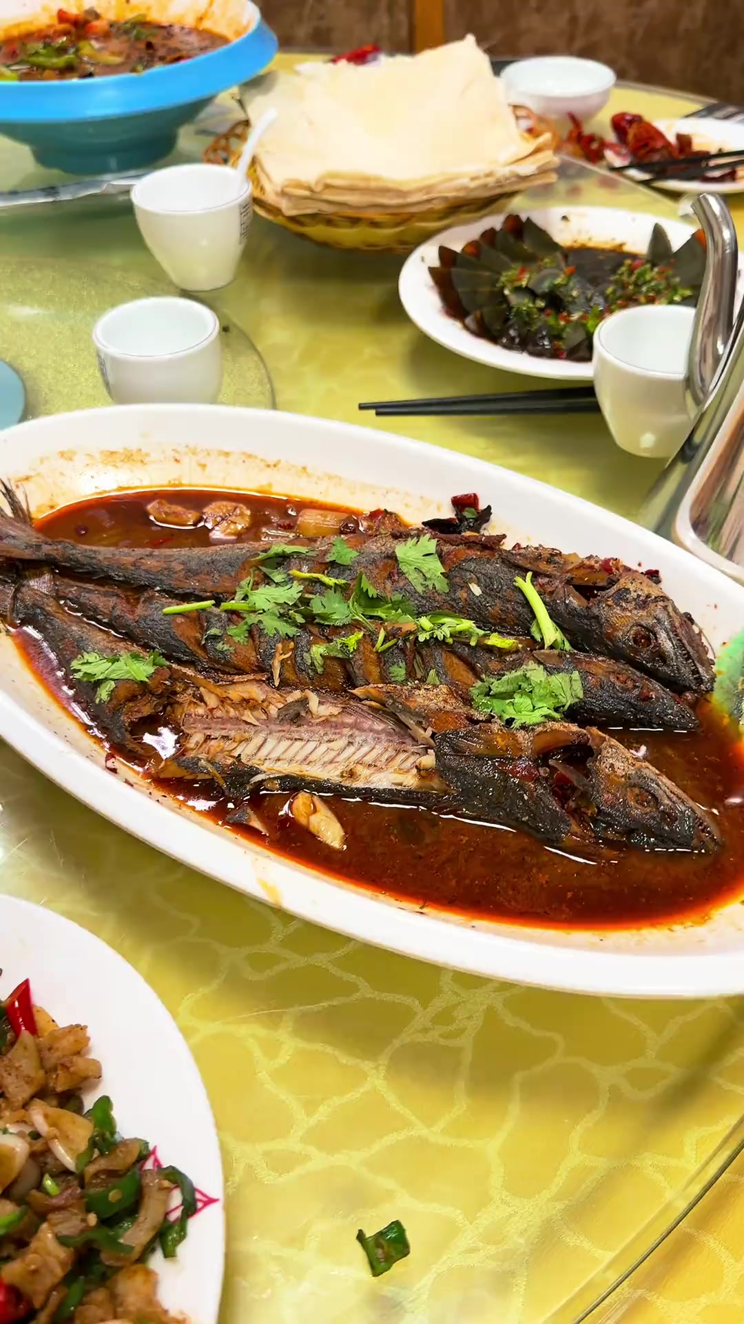 临沂炒鸡，点了，没吃