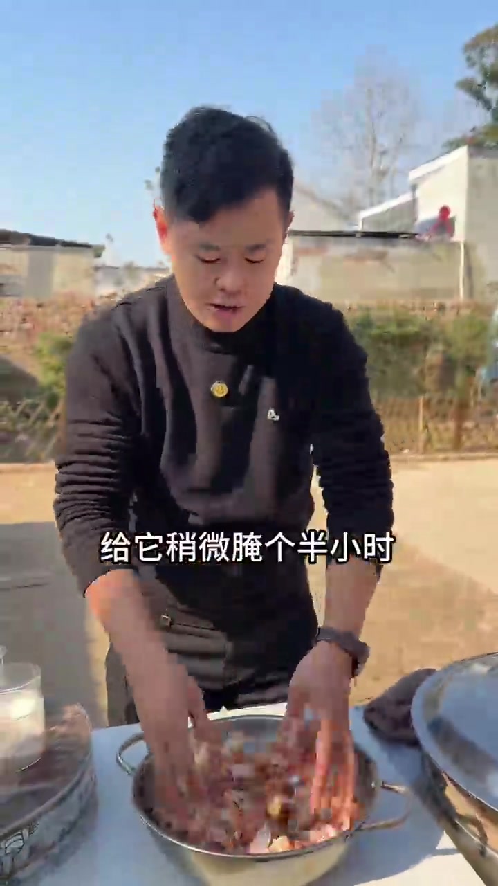 农家自制鸡柳烧饼共享美味餐食时光