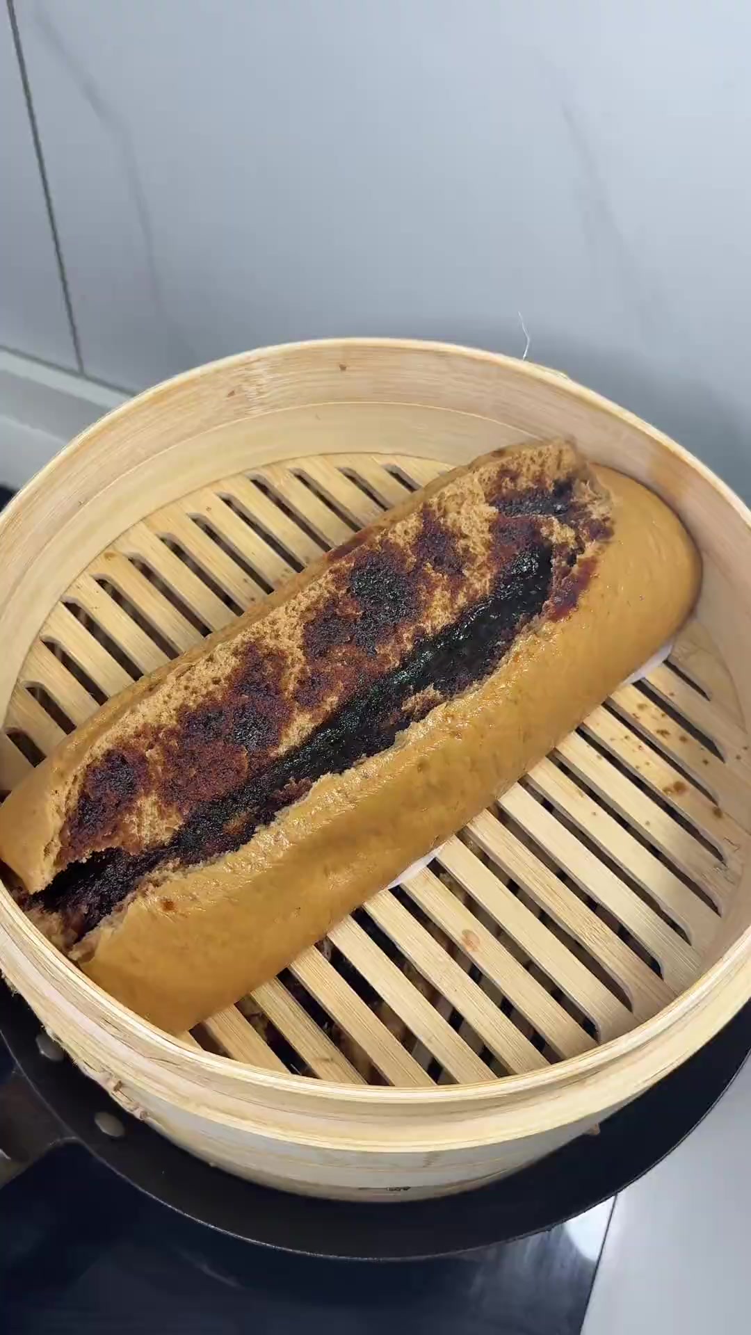 蒸超大的红糖馒头巨蓬松暄软好吃，一次多做点才够吃