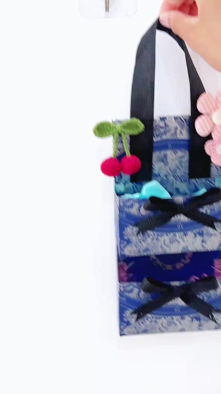 奶茶袋改造收纳袋，也太实用了吧，关键还特别好看！