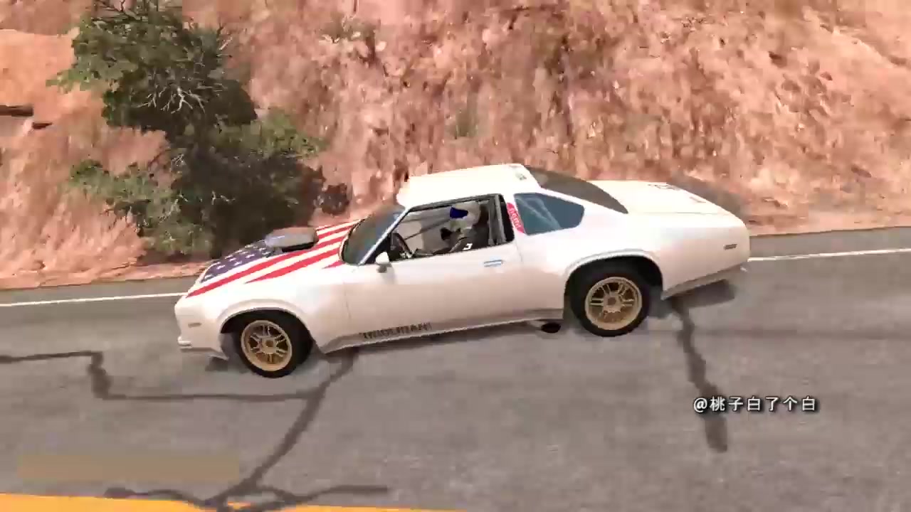 汽车拉力赛测试 模仿高难度漂移后翻车 真实车祸模拟游戏