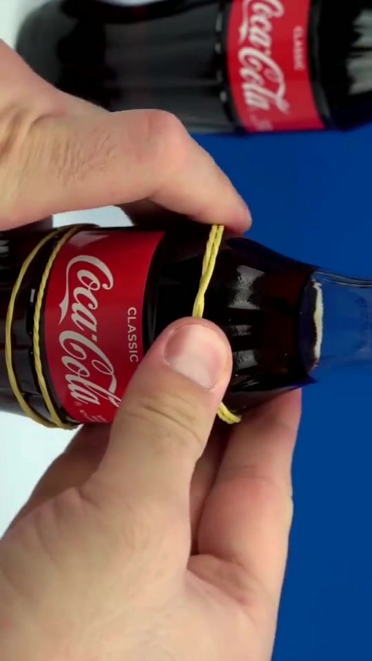 皮筋和可乐可以这么用,你知道吗