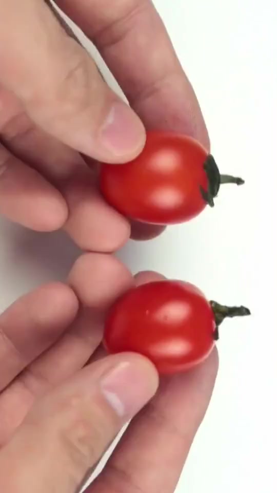 圣女果也能玩出新花样,三步教你变爱心