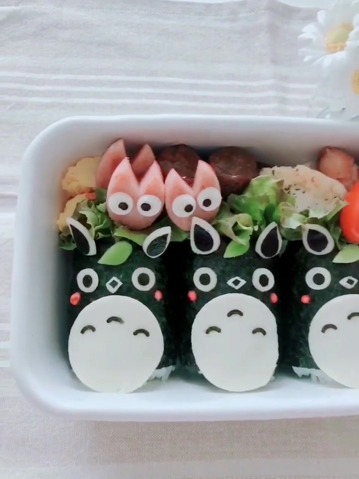 肥宅快乐美食#龙猫便当