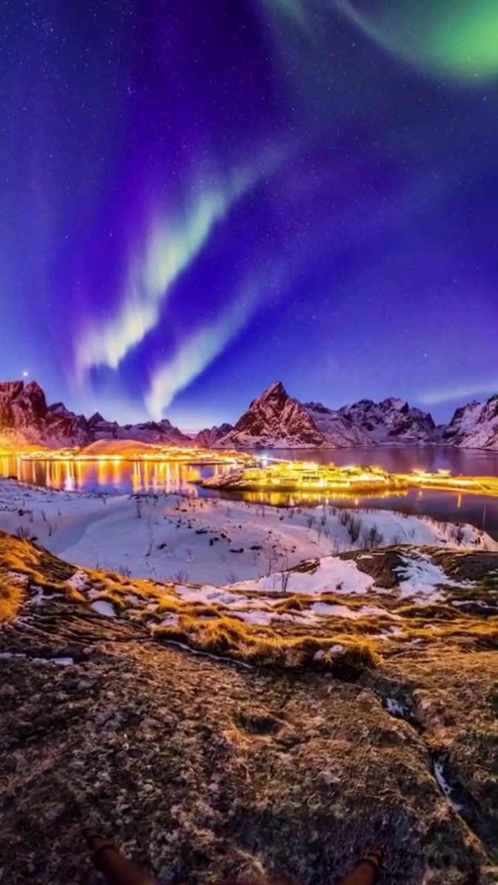 旅游时刻#坐标西伯利亚,最美的极光,送给你最心爱的人