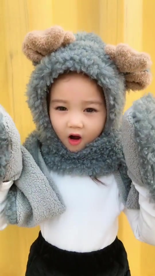 用围巾代替,小可心节奏抓得不错7