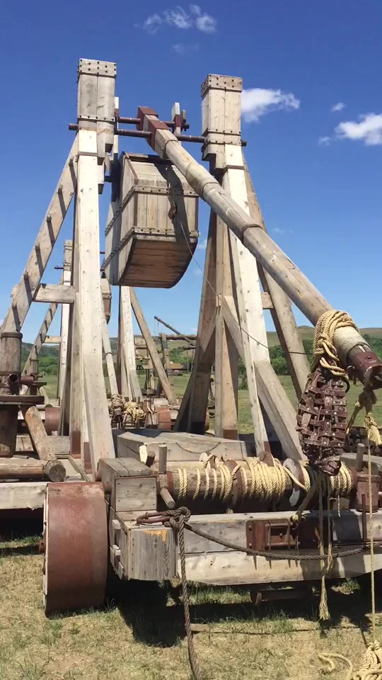 古代的抛石车古人真聪明