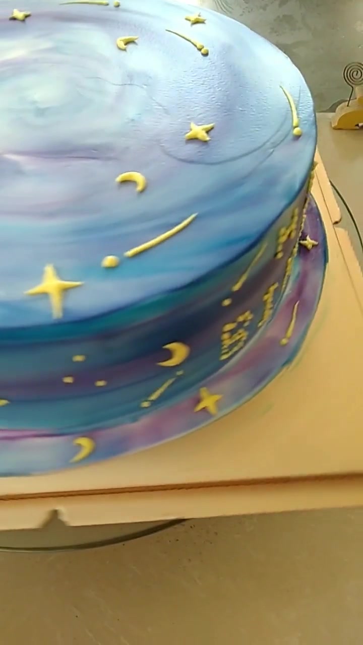 美好生活研究所#梦幻星空蛋糕 你喜欢吗