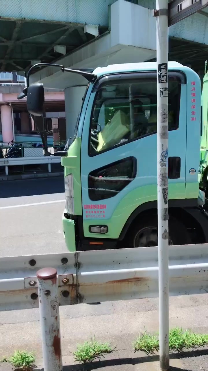 日本了垃圾车也弄的这么可爱呀