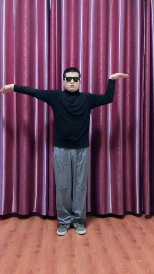 poppin霹雳舞机械舞埃及手太空步教学