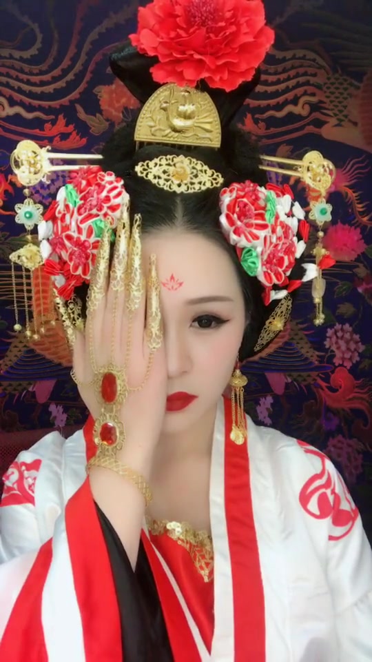 武媚娘仿妆,双击看全脸