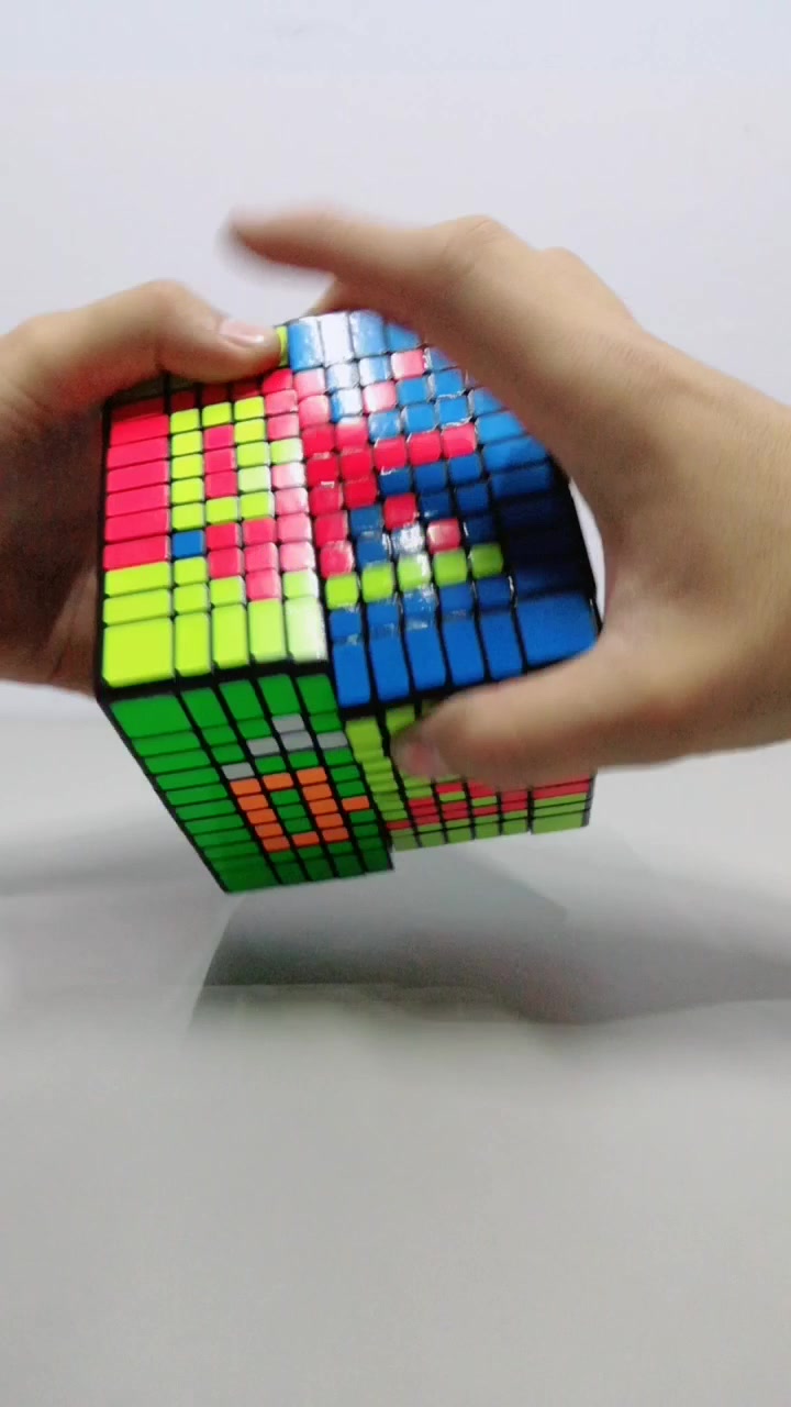 魔方拼字复原——保